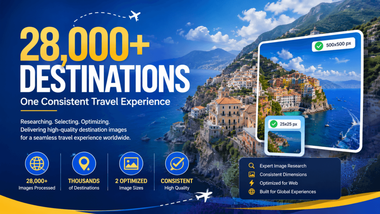 28K Travel Location Images < 50 Days