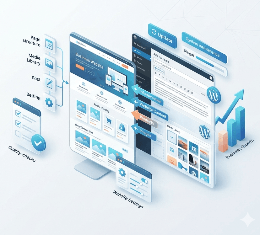 WordPress support and maintenance